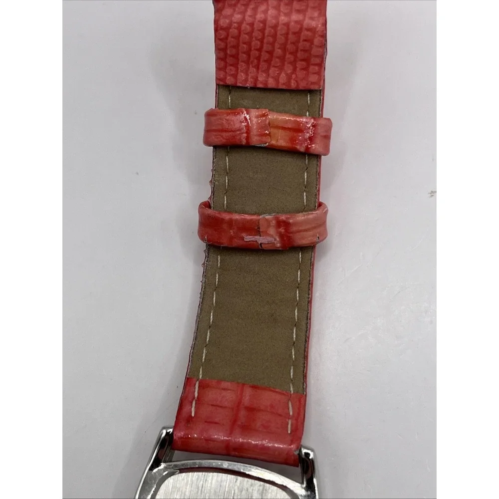Embassy Gruen Women's Watch‎ 28mm Case MOP Dial Pink Leather Band- New Battery
